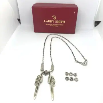 LARRY SMITH 래리 스미스 카제키리 페더 좌우 목걸이 세트