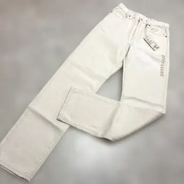 MUJI 오가닉 코튼 레귤러 팬츠 베이지