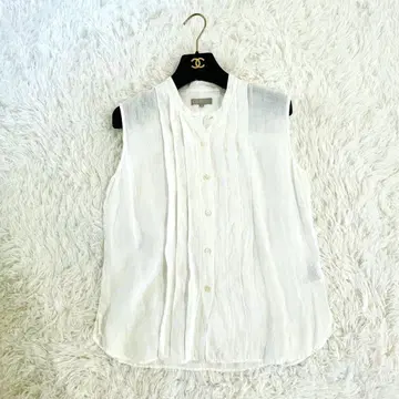 마가렛 호웰 MARGARET HAWELL 슬리브리스 셔츠 린넨