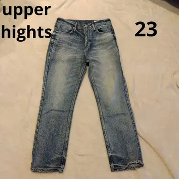 어퍼 하이츠 데님 하이 라이즈 데파드 23인치