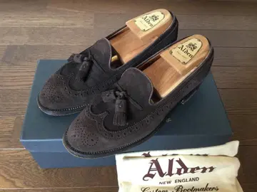 Alden 39034F 스웨이드 태슬 로퍼 5.5D 알든