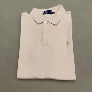 RALPH LAUREN THE SKINNY POLO 반팔 피케 셔츠 핑크