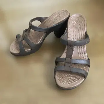 크록스 사이 플러스 모카 브라운 Size7