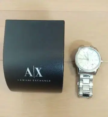 Armani Exchange 손목시계 실버