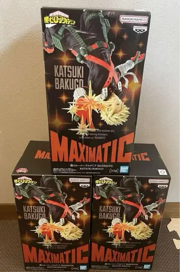 Katsuki Bakugo Maximatic 피규어 3종 세트