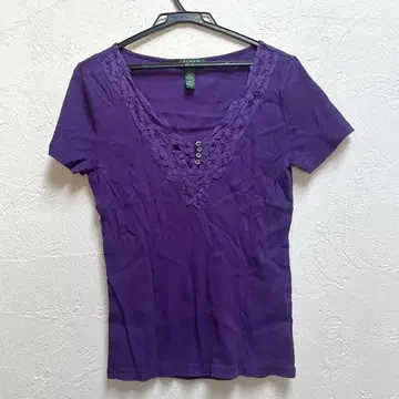 vintage Lauren Ralph Lauren 퍼플 상의