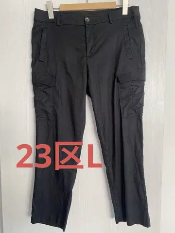 23구 빅 사이즈 44 라미 린넨 스트레치 팬츠