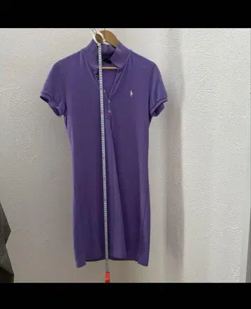 RALPH LAUREN 피케 셔츠 원피스 여성용 M 사이즈