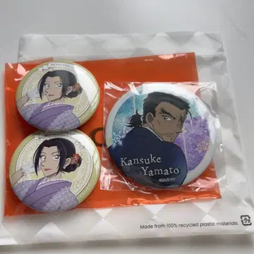 명탐정 코난 캔뱃지 세트 야마토, 우에하라 나가노현 경찰 3개 세트