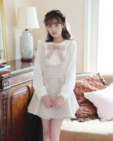 리즈리사 트위드 셋업