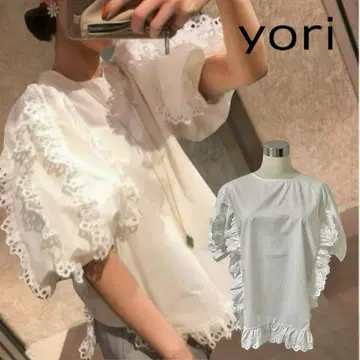 yori 아네모네 블라우스 시로콘 shirocon 프릴