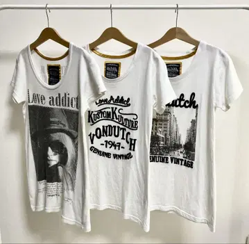 본더치(VON DUTCH) 티셔츠 3개 세트