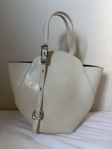 TOFF&LOADSTONE 소가죽 아이보리 핸드백