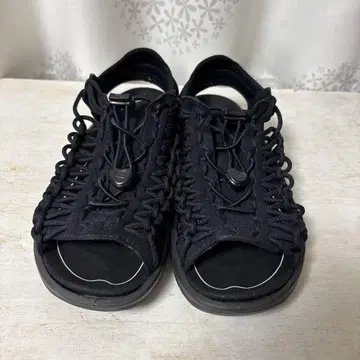 KEEN 블랙 스포츠 샌들 24.0