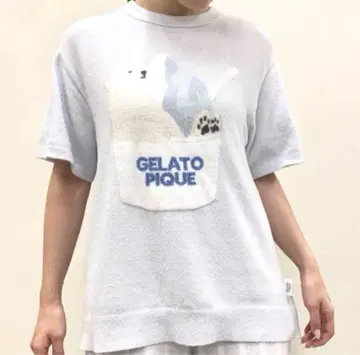 gelatopique 젤라또피케 시로쿠마 아이스 자카드 풀오버