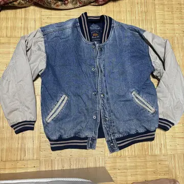 데님 바시티 자켓 남성용 자켓