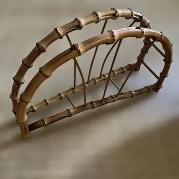 부채꽂이, 뿌리 대나무 반달형