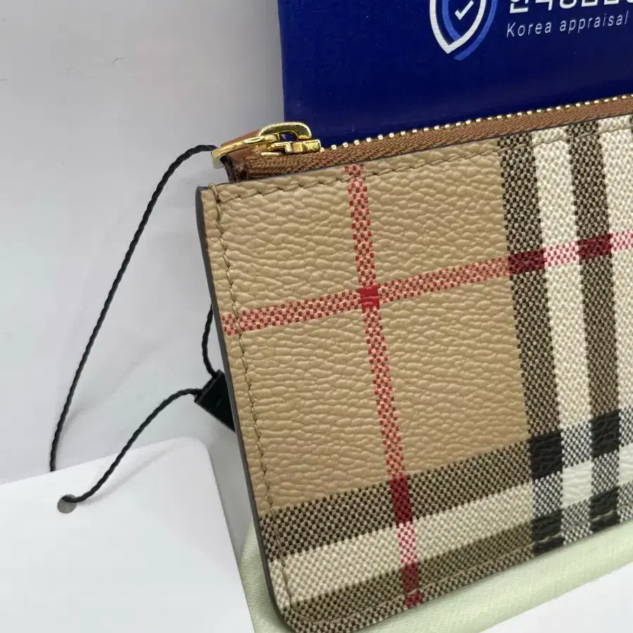 버버리 스트랩 코인 지퍼 카드지갑 상태A+