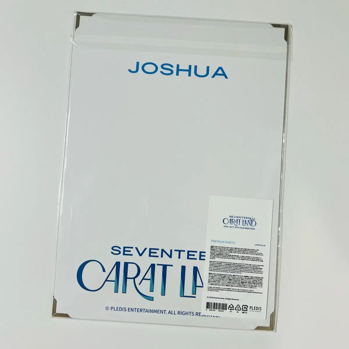 [미개봉] 세븐틴 조슈아 프리미엄 포토 포스터 캐럿랜드 캐랜