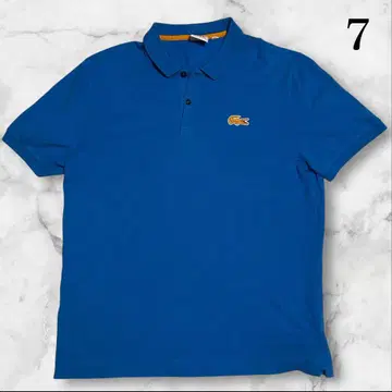 LACOSTE 라코스테 피케 셔츠 빅 악어 XXL 상당 블루