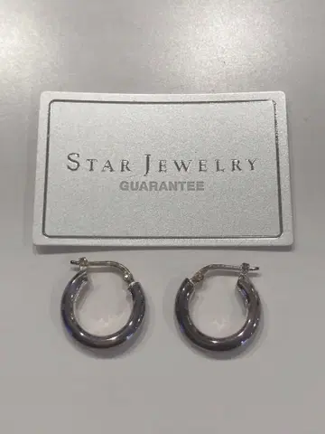 STAR JEWELRY 실버 925 후프 귀걸이