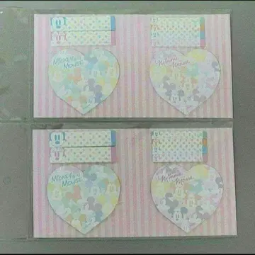 미키 마우스 미니 마우스 디즈니 스티커 2개