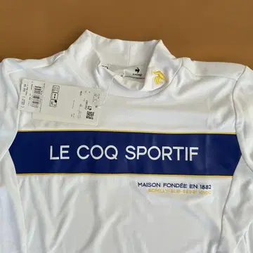[택 포함] LE COQ SPORTIF 여성용 긴팔 셔츠 L 화이트
