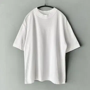 ATON 모크넥 티셔츠 2 여성용 M 에이트 화이트 화이트