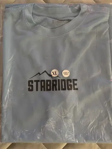 STABRIDGE: 빠른 건조 티셔츠: 하늘색: XL