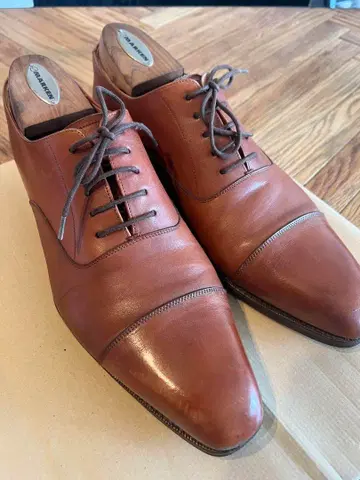 YANKO 라이트 브라운 드레스 슈즈