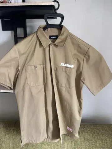 XLARGE 반팔 워크 셔츠 M 베이지
