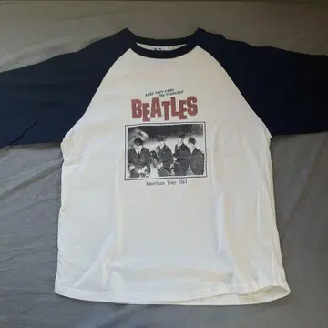 THE BEATLES/비틀즈] 투어 포토 프린트 래글런 티셔츠