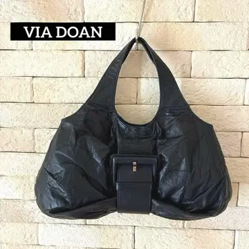 VIA DOAN 비아도안 천연 가죽 핸드백