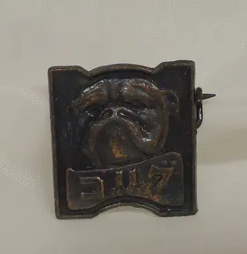 에자키 글리코 배지 불독