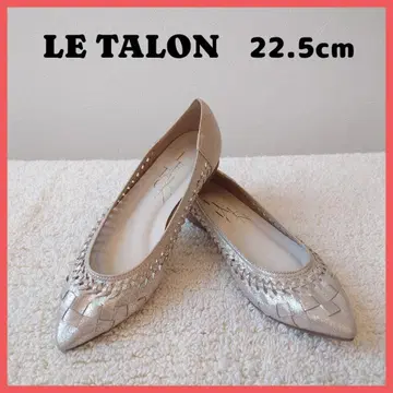 LE TALON 루타론 포인트드 사시 메쉬 플랫 슈즈 22.5