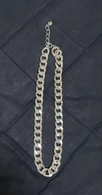 실버 체인 목걸이 약 56cm