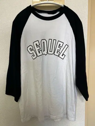sequel 래글런 티셔츠 화이트