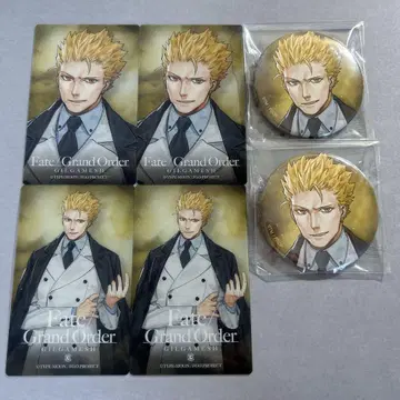 FGO AGF2024 캔뱃지&클리어 카드 길가메쉬