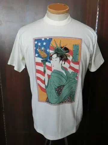 FREEWHEELERS(프리휠러스) 티셔츠 "자유로운 여인의 얼굴"