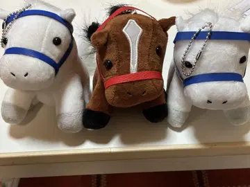 봉제 인형 말 마스코트 3개 세트