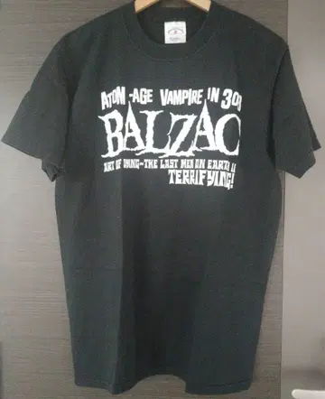 새상품 데드스탁! BALZAC 티셔츠 블랙 L