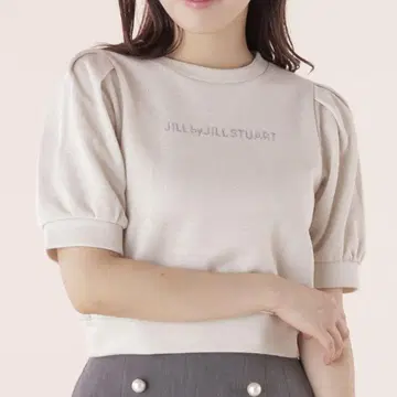 파워 숄더 반팔 샤이니 맨투맨 질 바이 질 스튜어트