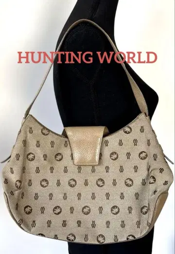 헌팅월드 HUNTING WORLD 베이지 숄더백 16