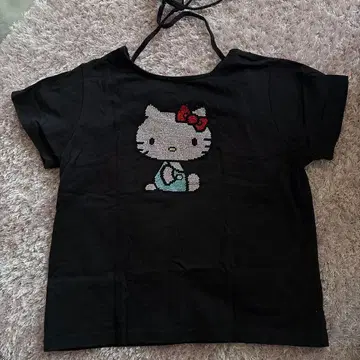 jouetie HELLO KITTY 반팔 티셔츠 블랙