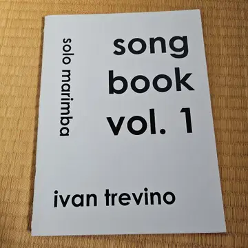 마림바 솔로 악보 ivan trevino song book vol. 1