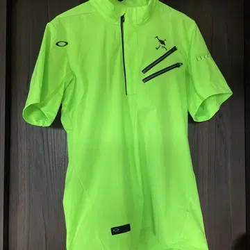 Oakley 페라리 로고 형광 그린 셔츠