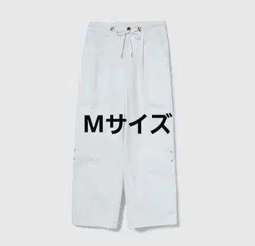 searoomlynn 포켓 워크 WASH 볼륨 팬츠 화이트 M