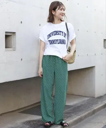슬로브 이에나 도트 팬츠 하의 인기 완판 새상품급