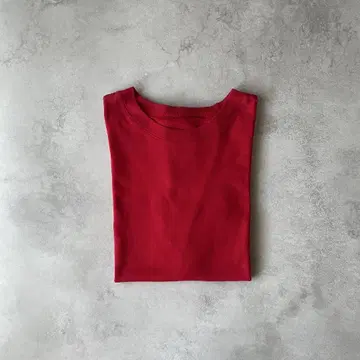 90s USA제 무지 티셔츠 빨간색 빈티지 XL