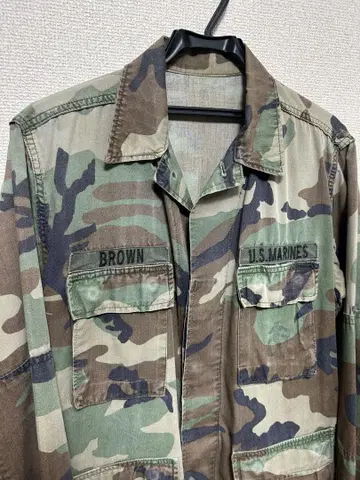 카모플라쥬 자켓 U.S. Marines BROWN 패티그 자켓